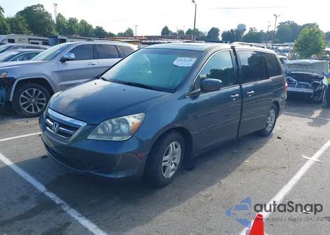 2006 Honda Odyssey Ex-L from USA, damaged, VIN 5FNRL38706B442014